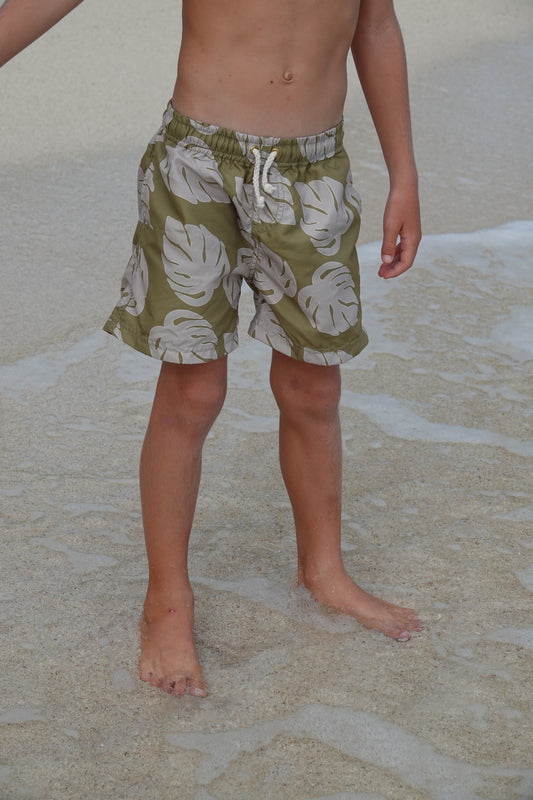 Watershorts monstera