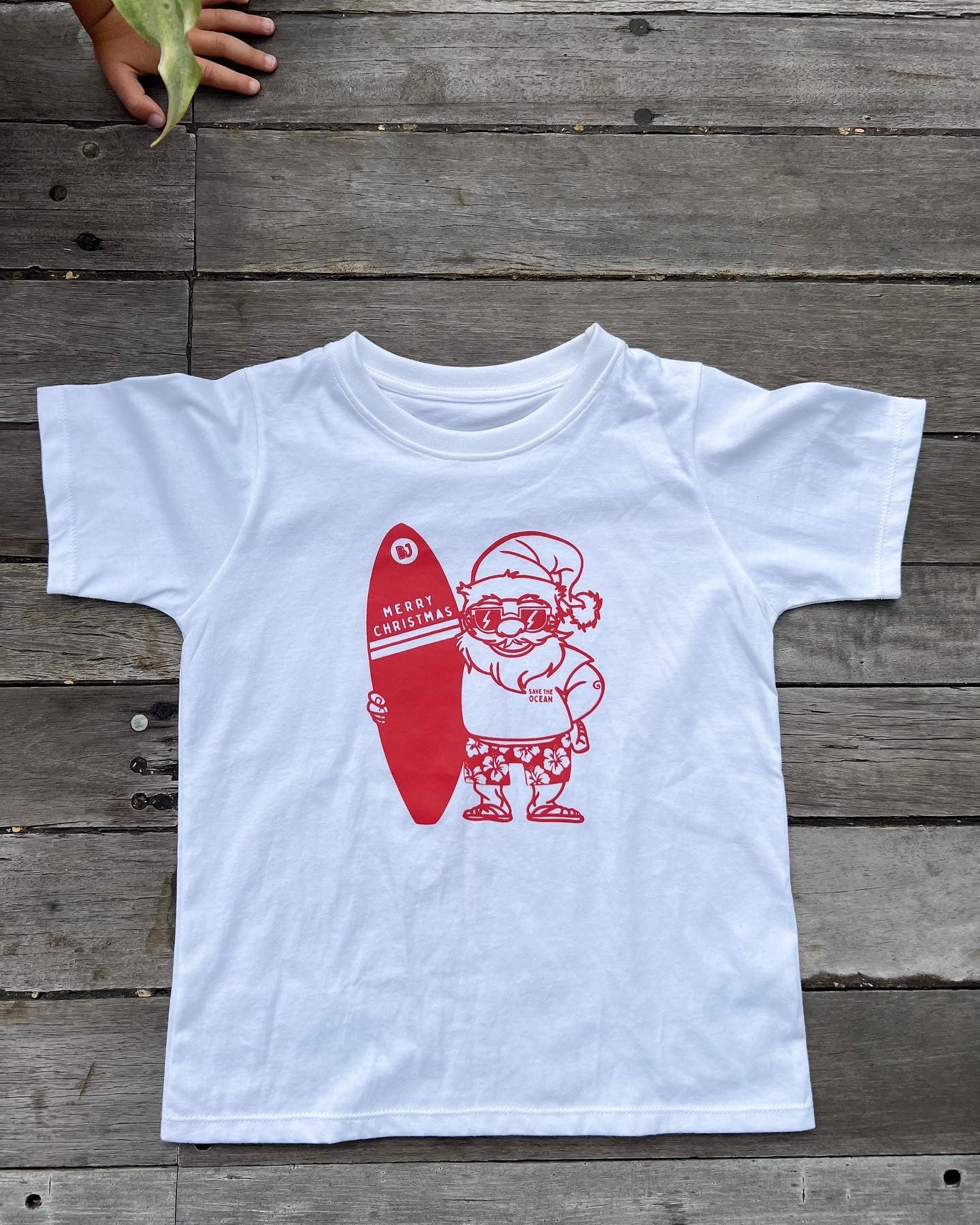 Surfer Santa Tshirt